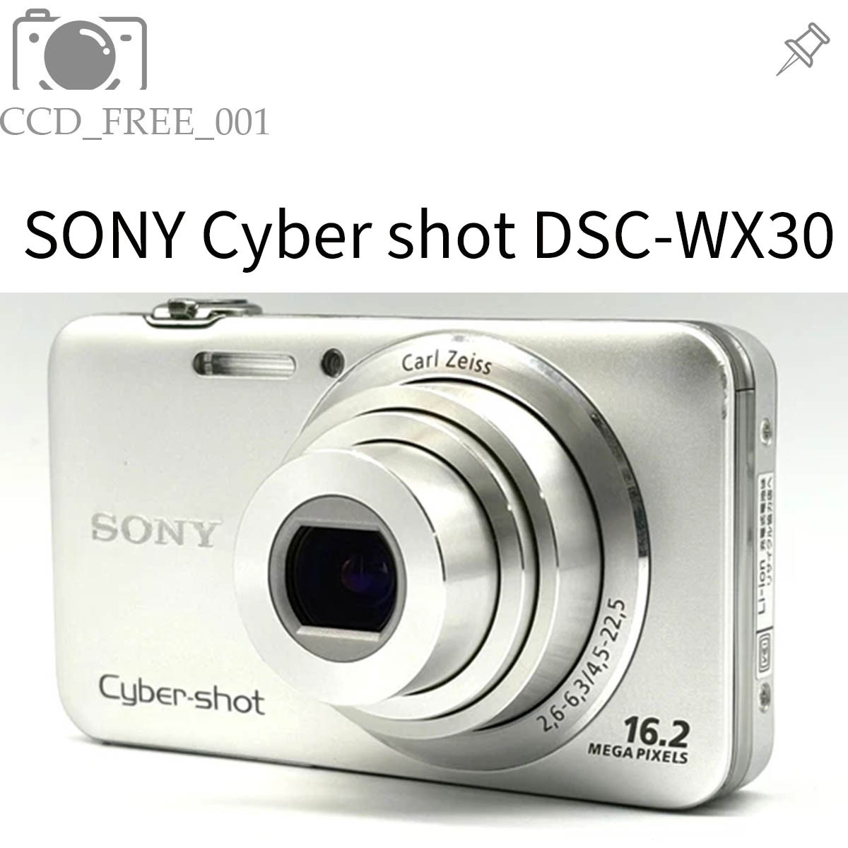 SONY Cyber shot DSC-WX30 Digital Camera 16.2MP 5x Optical Zoom
