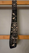 Nissan Seatbelt Buckle Down Belt Unisex with Black and White Skull Design