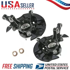 Pair Front Wheel Bearing Hub Knuckle Assembly For 2003-2008 Toyota Corolla 1.8L