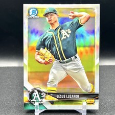 2018 Topps - Bowman Chrome Draft - JESUS LUZARDO - Refractor Prospect Card