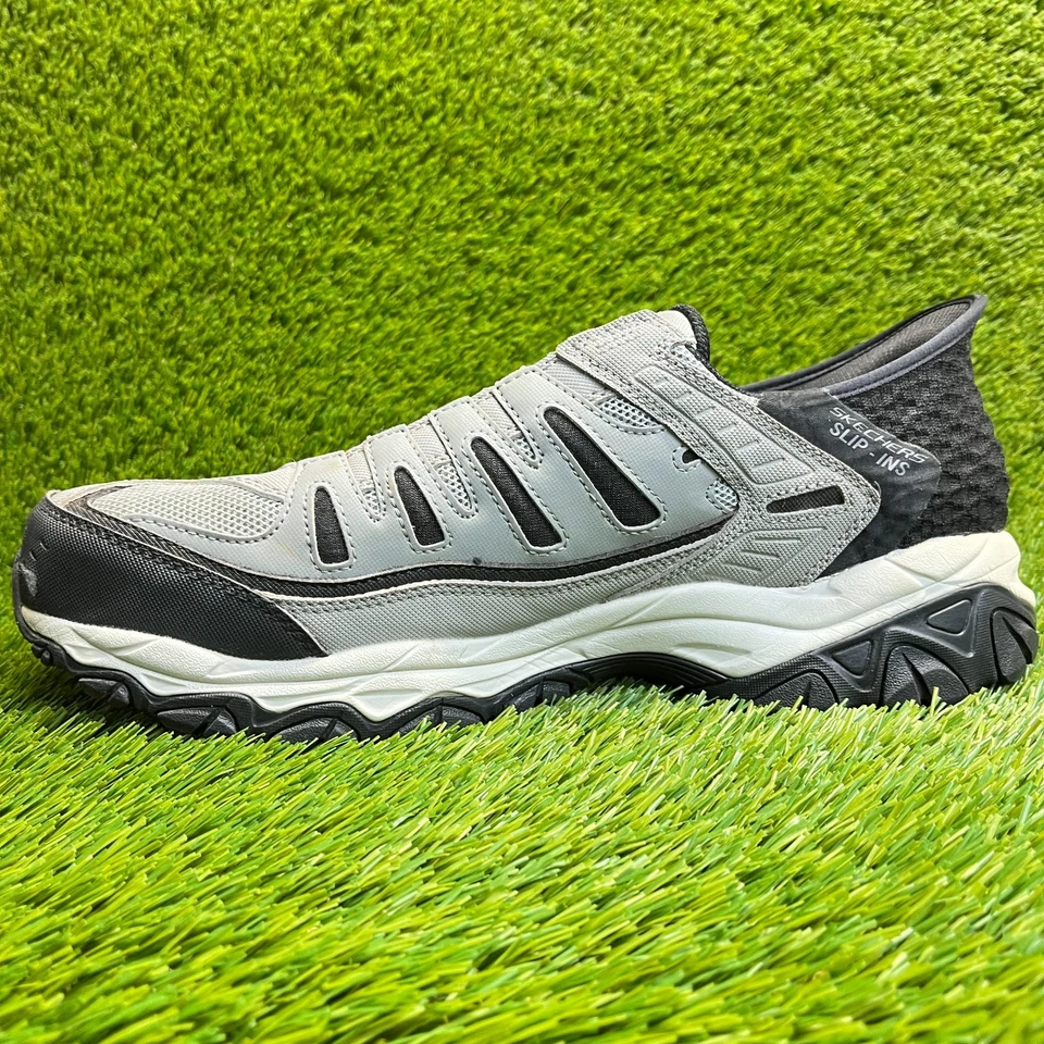 Skechers After Burn M.Fit Ridgeburn Mens Size 13EE Gray Athletic Shoes Sneakers - Image 3 of 4
