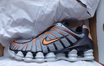 New Nike Shox TL (lt smoke grey/bright mandarin) EU 46 AV3595 011