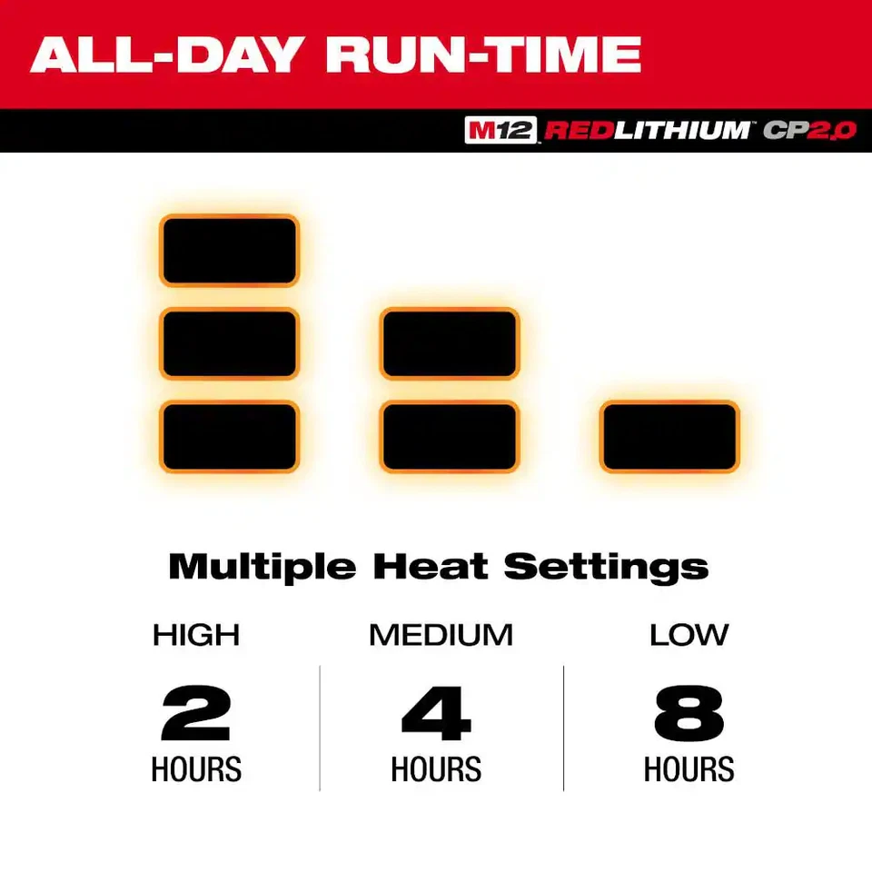 Women'S Medium M12 12-Volt Lithium-Ion Cordless Axis Black Heated Vest Kit with - Image 3 of 4