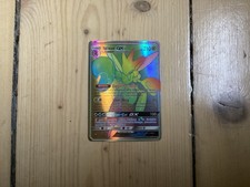 2018 Pokémon Card Celestial Storm Scizor GX  175/168 Holo Rainbow Secret Rare NM