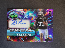 2025 Wild Card Galactic Splat Bhayshul Tuten RC Auto Jaguars Rookie #d 1/1