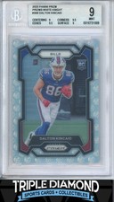 2023 Panini Prizm Dalton Kincaid Rookie White Night Prizm #1/3 BGS 9 Mint A990