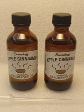 Scentolgy Apple Cinnamon two 2oz Bottles of Fragrance Oil Made in USA 2pk
