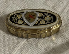 Vtg Ladies Cigarette Holder Ashtray Old Jewelry Pocket Souvenir North Carolina