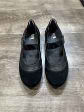 Drew Genoa Mary Jane Shoes Suede Patent Leather Sz 9 N