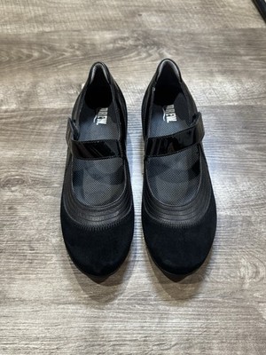 Drew Genoa Mary Jane Shoes Suede Patent Leather Sz 9 N