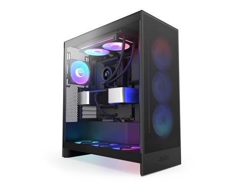 NZXT KRAKEN PLUS RGB 240 MM BLACK AIO LIQUID COOLER WITH 1.54" LCD & RGB CORE - Afbeelding 4 van 5