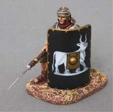 THOMAS GUNN ROMAN EMPIRE ROM014C 9TH LEGIONNAIRE PILUM LOWERED BLACK SHIELD