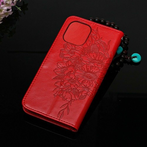 For iPhone 13 Pro Max 13 Mini Butterfly Magnetic Flip Leather Wallet Case Cover - Zdjęcie 8 z 65