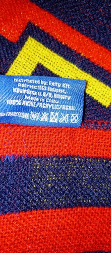 FCB FC BARCELONA Spain SPANISH FOOTBALL Scarf Soccer - Picture 4 of 5