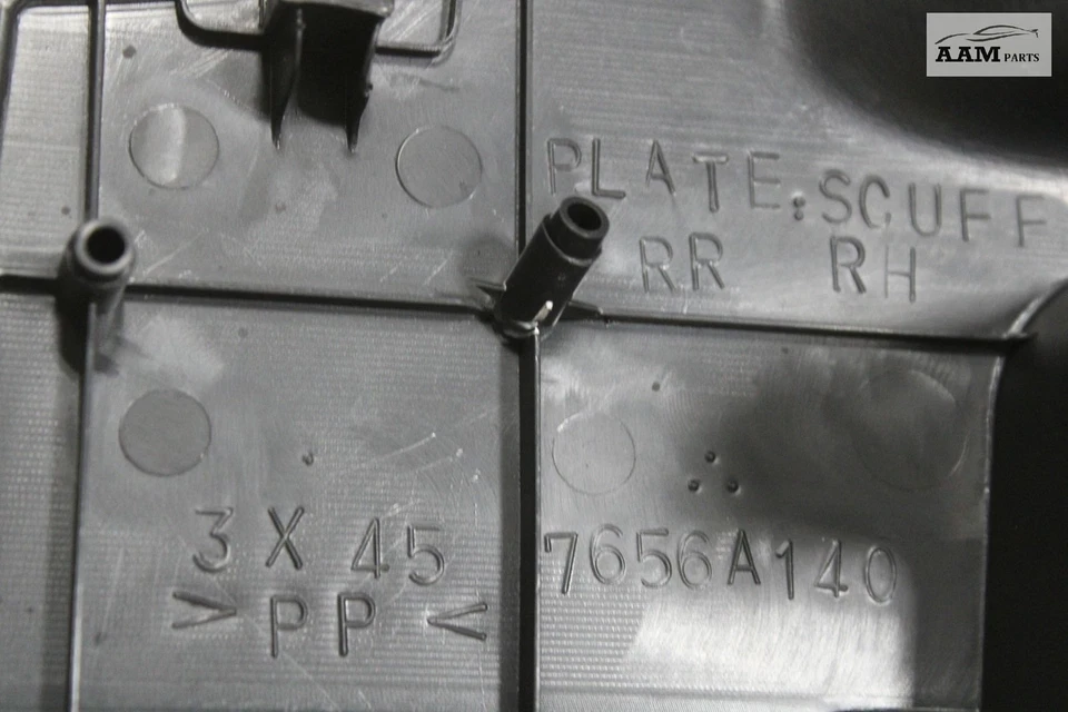 2012-2023 MITSUBISHI OUTLANDER SPORT REAR RIGHT DOOR SILL SCUFF PLATE TRIM OEM - Image 4 of 4