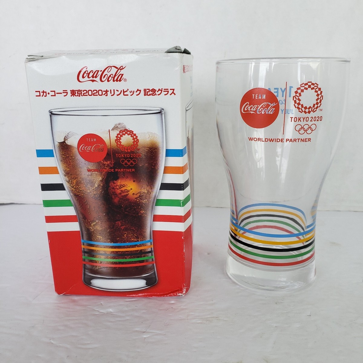 Tokyo 2020 Olympics Coca Cola Glass One Year to Go 2019 Coke | eBay