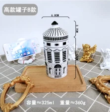 Candle Holder Crafted Ceramic Candle Jar with Enchanting Big Eyes and Versatile!