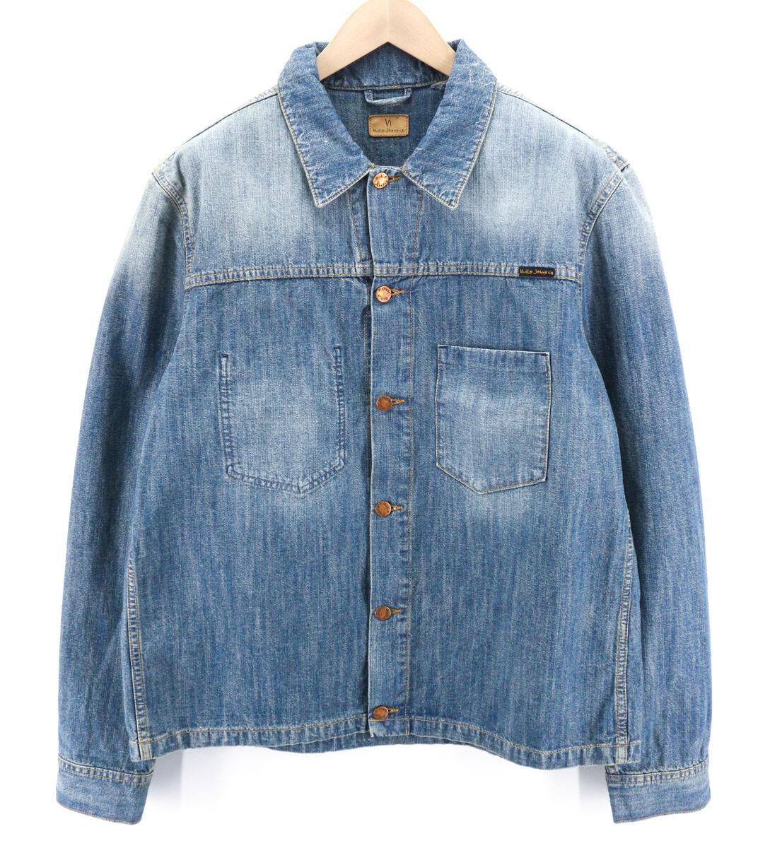 Nudie Jeans Ronny Herren Jacke 2XL Indigo Latzhose Blau Nudie Jeans Ronny Herren Jacke 2XL Indigo Latzhose Blau