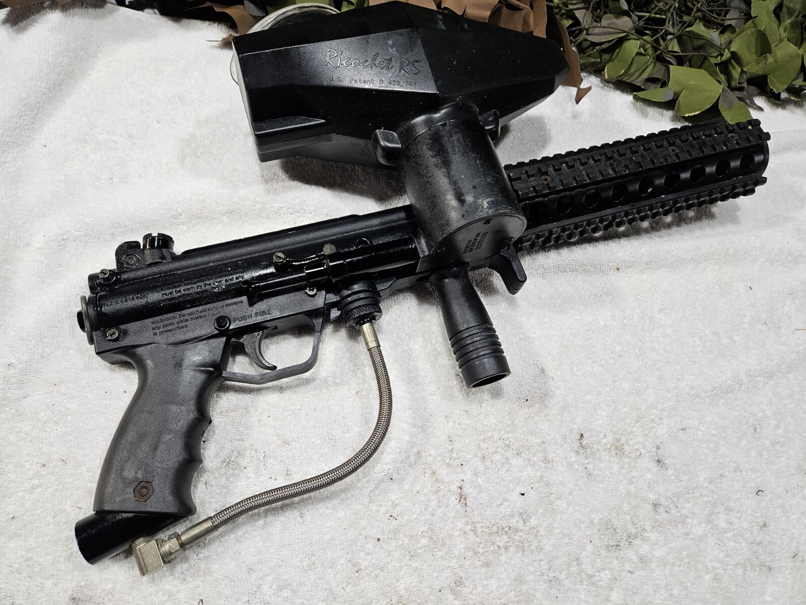 Tippmann A5 E Grip Electronic Trigger OpsGear Flatline Barrel Cyclone