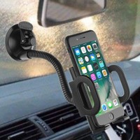 Car Van Trunk Phone Holder Stand Windscreen Dashboard Mobile Support GPS Suction