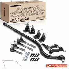 11Pcs Front Idler & Arm Pitman Arm Tie Rod End for Dodge Ram 2500 3500 2000-2002