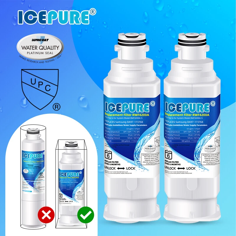 Fit For Samsung DA97 17376B HAF QIN RF27T5201SR AA Water Filter