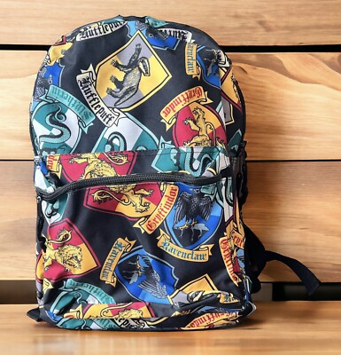 Harry Potter Hogwarts School House Crests Backpack Wizarding  display picture 3