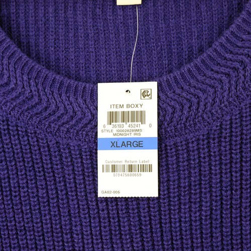 Style & Co. Maglione Pullover Donna Boxy, X-Large, Midnight Iris - Foto 2 di 3