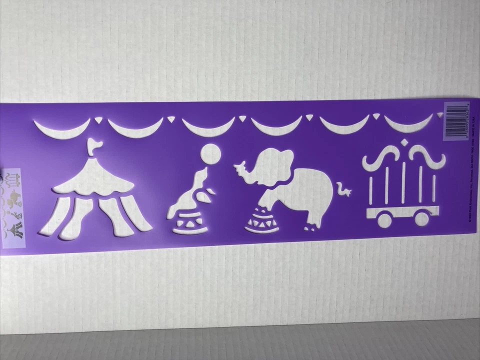 Lot of 7 Plaid Simply Stencils Borders Walls Art 1990's Assorted NOS FREE SHIP ! - Image 4 of 4