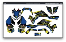 Fits Suzuki LTR450R GRAPHIC KIT STIKERS DECAL kit LTR 450r all years racing