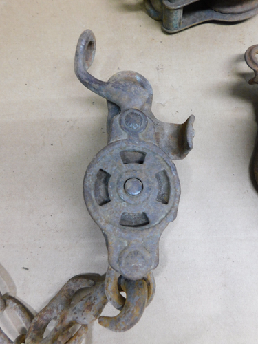 4 Rope Pulleys, Vintage, Antique, Collectible, Farm - Picture 3 of 6