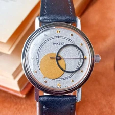 Raketa Copernic Vintage Men`s Watch Copernicus Kopernik Soviet Wristwatch USSR
