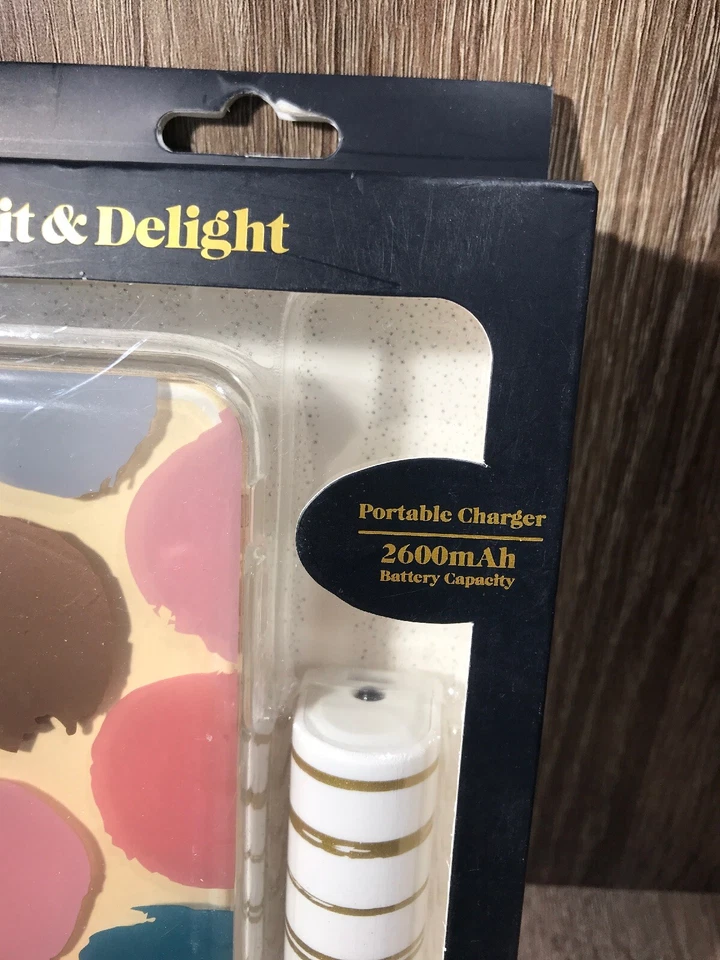 Cubierta Wit & Delight Apple iPhone 6 / 6s / 7 + Banco de alimentación puntos grandes Foto 3 de 4