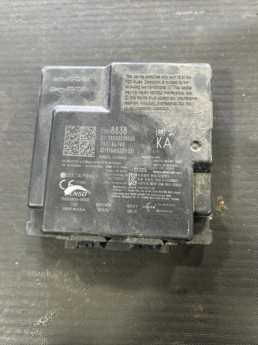 OEM Cadillac Chevy Camaro SS Keyless Entry Control Module 13518838  