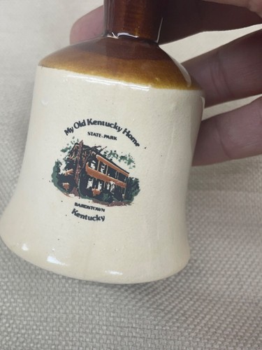 My Old Kentucky Home Souvenir Bell Vintage 4 1/2" tall - Picture 3 of 9