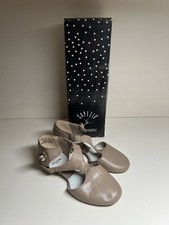 Capezio Girls Pedini Tan Teaching Greek Leather Dance Shoes Size 4 M 321 Vintage