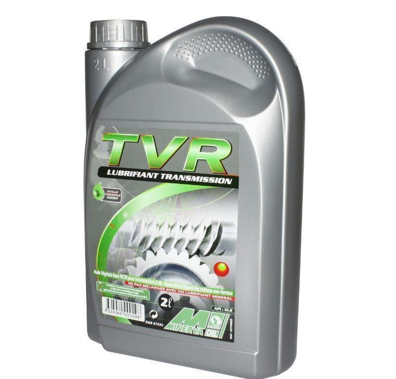 Huile de transmission motoculture Minerva SAE 80W90 pour tracteur tondeuse en bidon de 2L