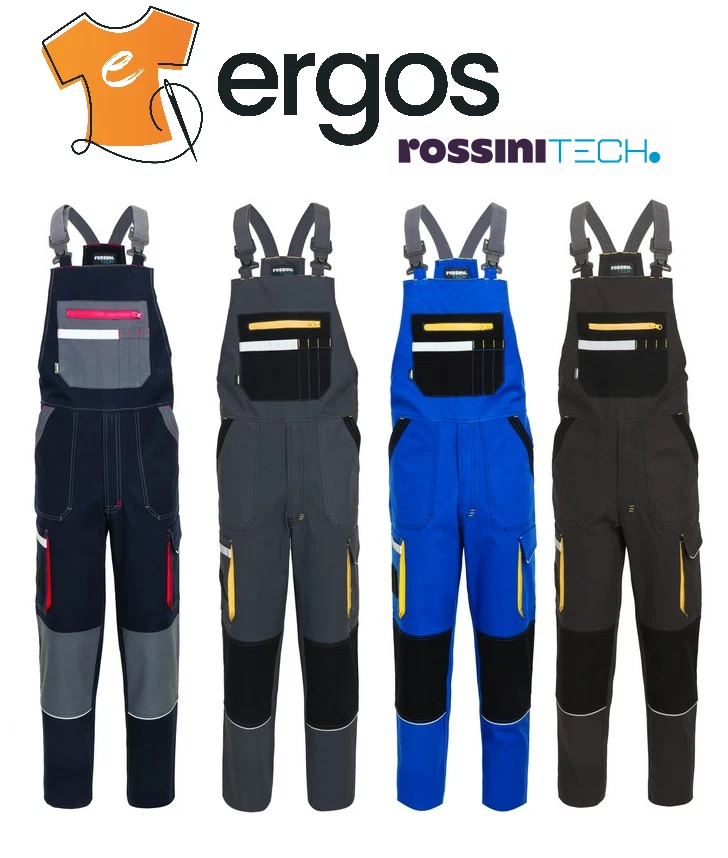 Tuta Da Lavoro Con Bretelle Da Lavoro - B2700 Series - WORKTEAM - In - Foto 8