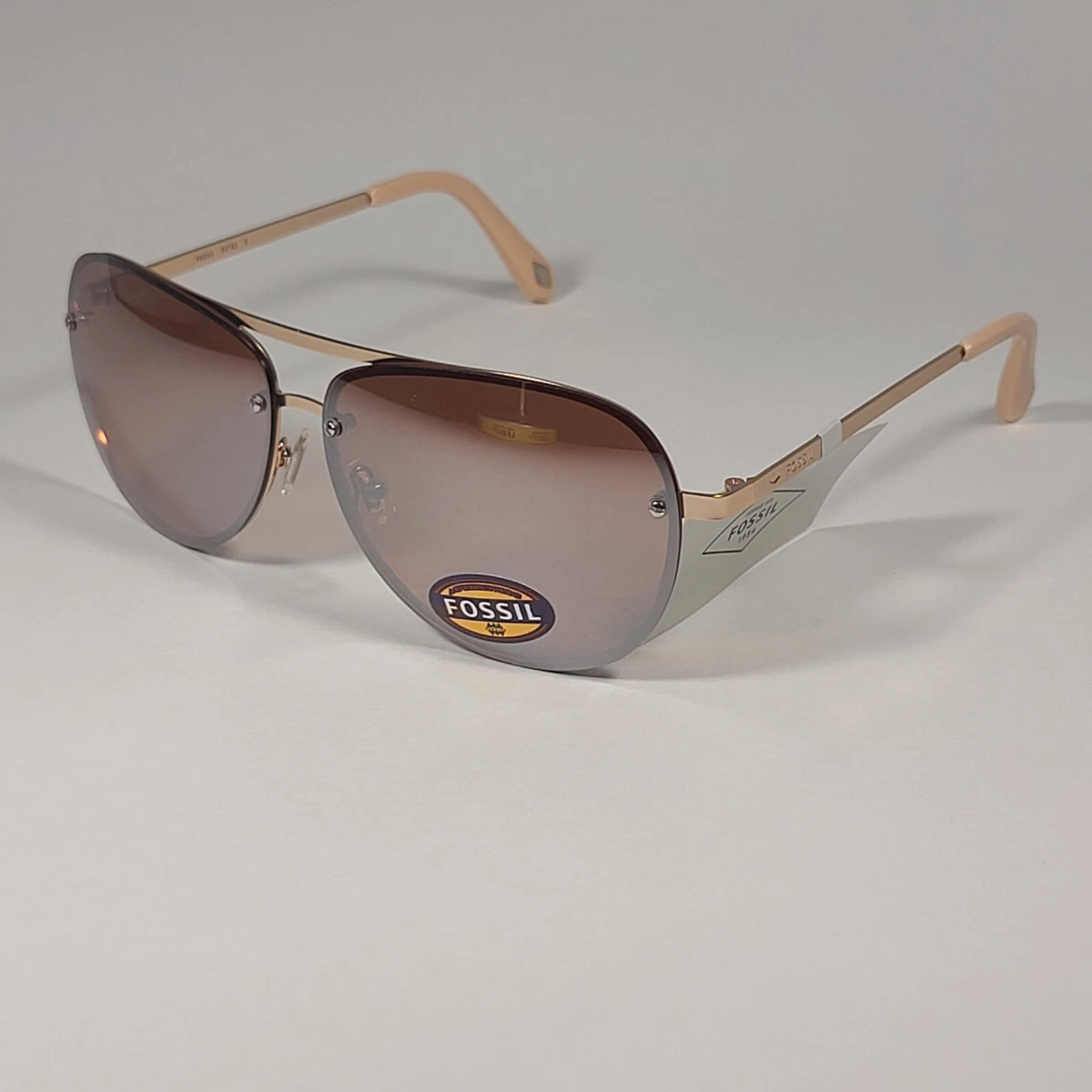 Fossil Designer Brown Sunglasses for Women for sale | eBay display picture 3