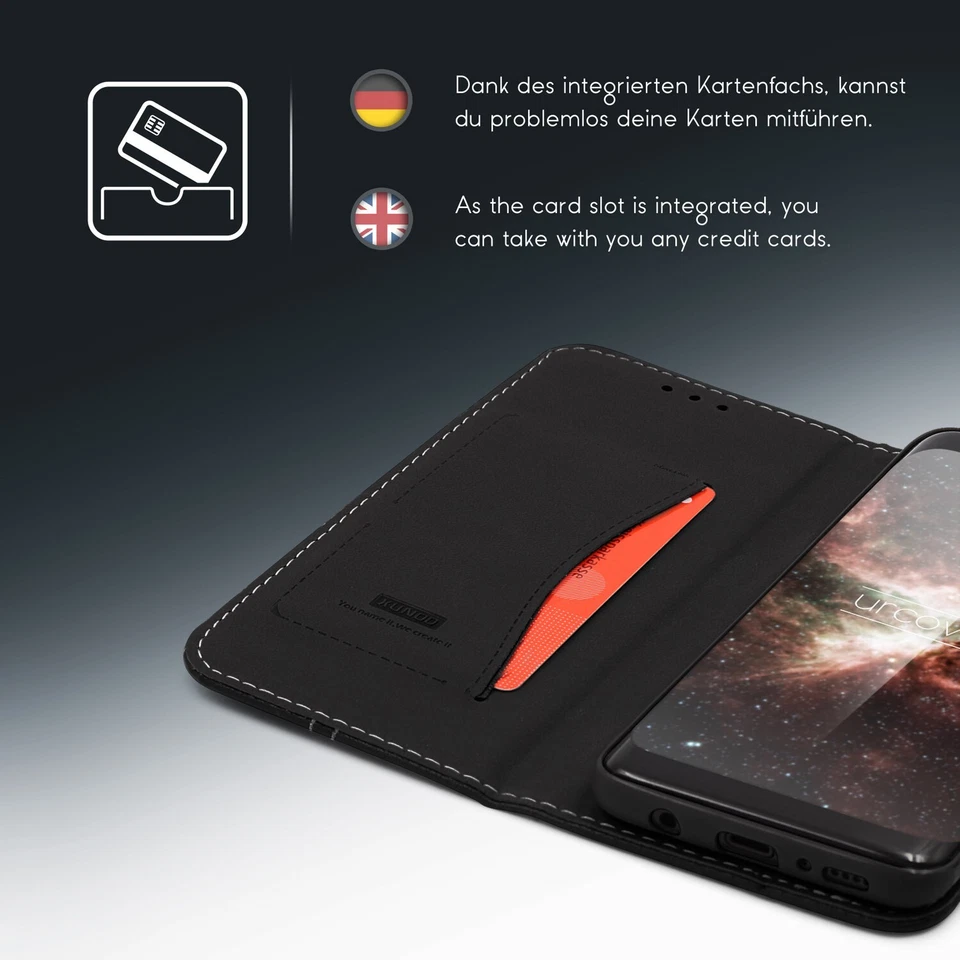 Urcover® Noble Series Faux Leather Case | Premium Smartphone Protective Cover - Image 3 of 4