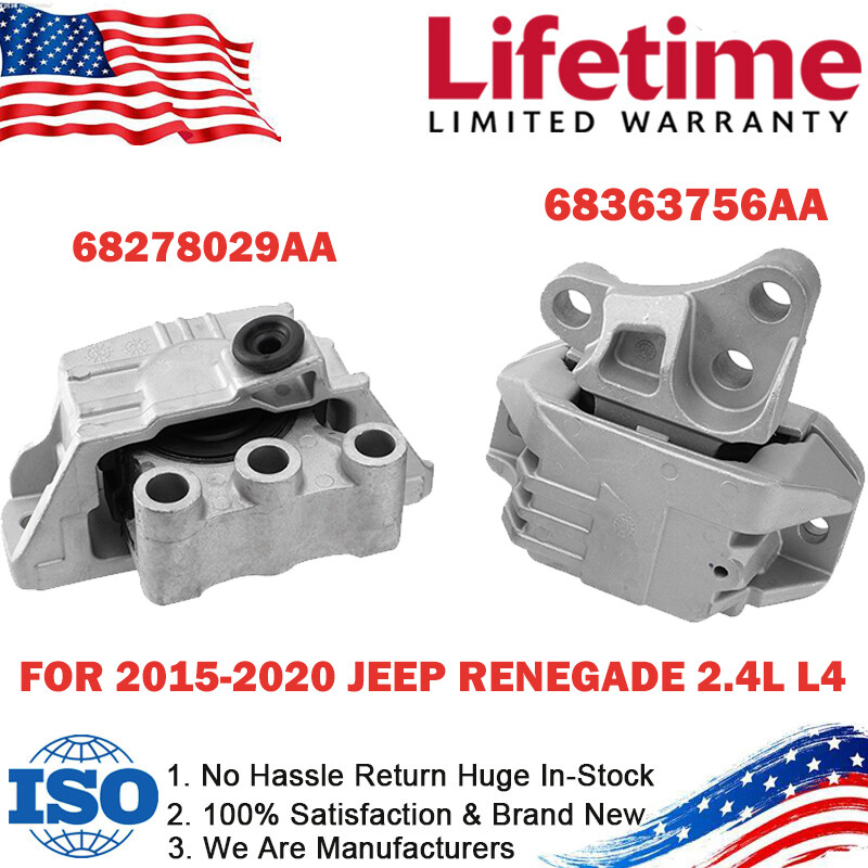 3-Piece Engine & Transmission Mount Set For Jeep Renegade & Fiat 500X – 2.4L 2015-2021 - View #5