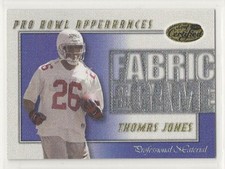 2000 Leaf Certified Fabric of the Game - #24 - Thomas Jones - Arizona Cardinals
