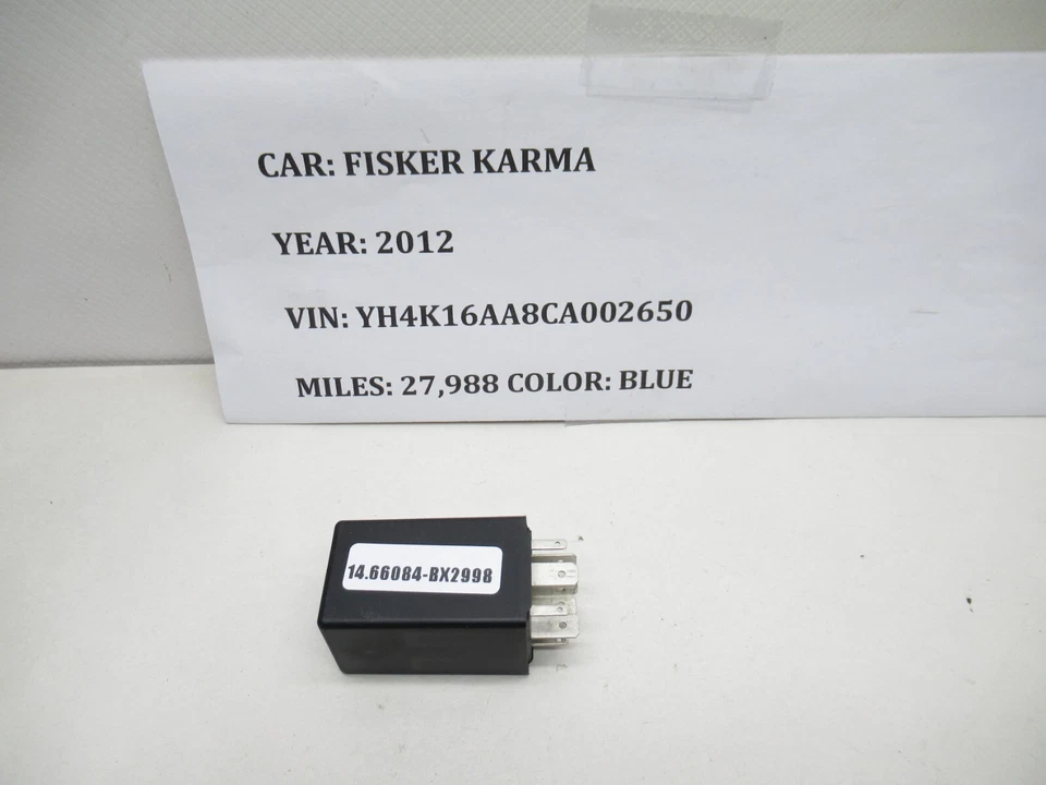 2012 Fisker Karma Servotronic Relay C131128101002 OEM - Image 4 of 4