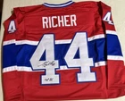 Stephane Richer Auto Autographed Custom Hockey Jersey JSA size XL