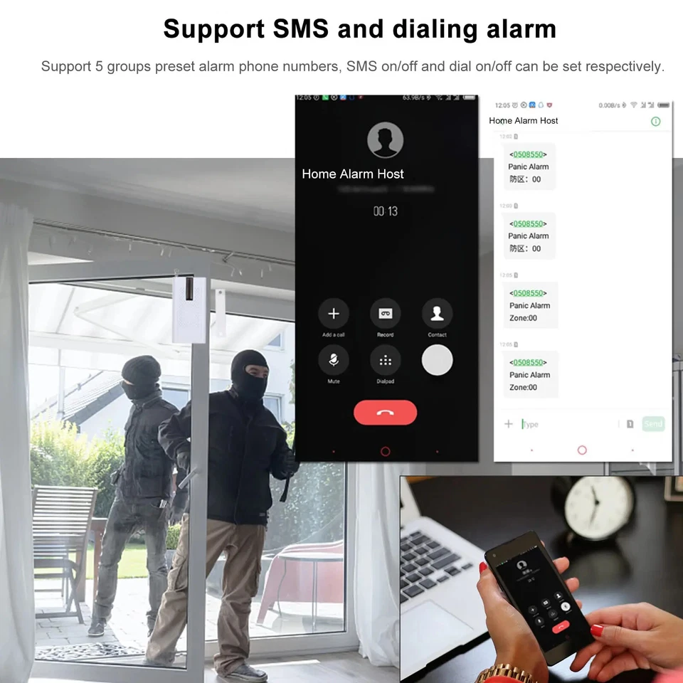 Alarm System for Home Burglar Security Alarm Wireless Smart House App Control - Image 3 of 4