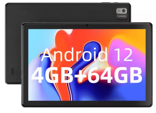 SGIN Tablet 10.1 inch Android 12 with 4GB RAM 64GB ROM Bluetooth Dual Camera