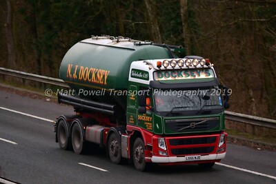 LKW Foto 12x8 - Volvo FM420 - N.J Docksey - L555 NJD