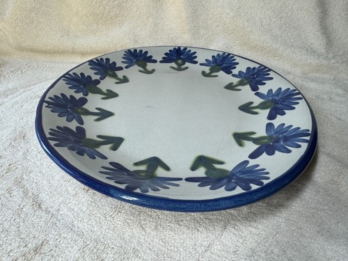 Louisville Stoneware 12.75" Oval Serving Platter Cornflower Blue Bachelor Button - Picture 14 of 16