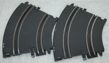 VINTAGE 1/43 2 LANE CURVED TRACK W HOOK ARTIN RACE SET PIECES READ DETAILS