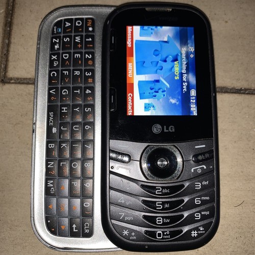 LG Cosmos 3 - VN251S - Gray (Verizon) 3G Basic Slider Qwerty Keyboard Cell Phone